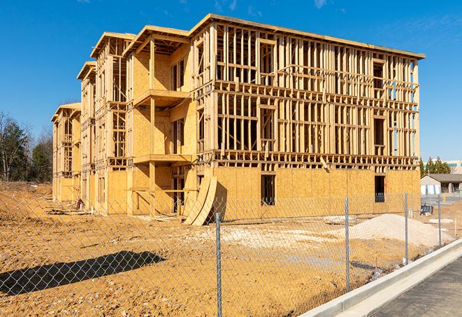 a long-lasting temporary fence helping to keep construction zones safe in Greenacres